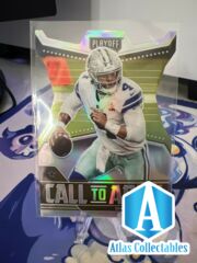2021 Panini Playoff Call To Arms Die-Cut Silver Dak Prescott CA-DPR
